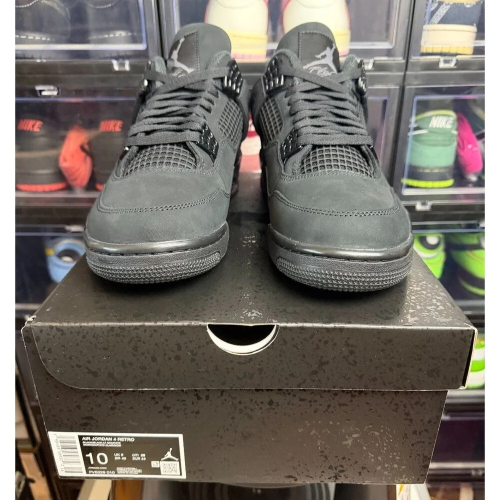 Nike Air Jordan 4 Retro Black Cat 2025 Size 10